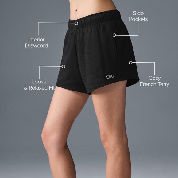 Alo Yoga Accolade Short Athletic Black - Picture 5 of 5